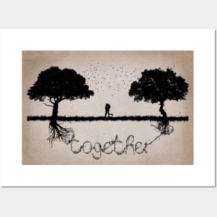 togetherness Posters and Art